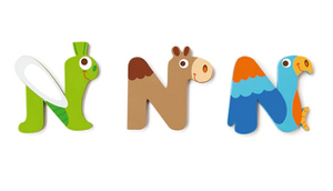 Wooden Letter - N