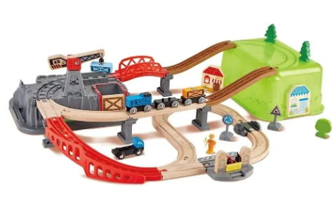 Hape Railway Construction Kit Set 50 Pieces