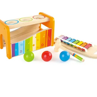 Hape Pound & Tap Bench With Slide Out Xylophone