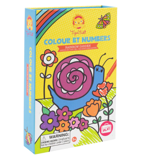 RAINBOW GARDEN – COLOUR BY NUMBERS