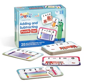 Numberblocks Adding and Subtracting Puzzle Set