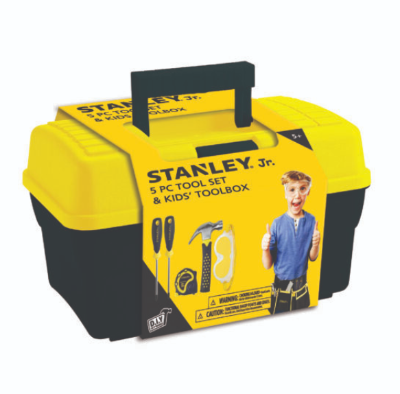 Toolbox with Toolset 5 PC Stanley Jr.