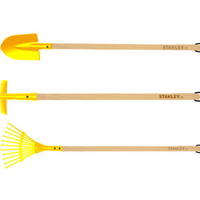 3 Piece Long Garden Toolset Stanley Jr.