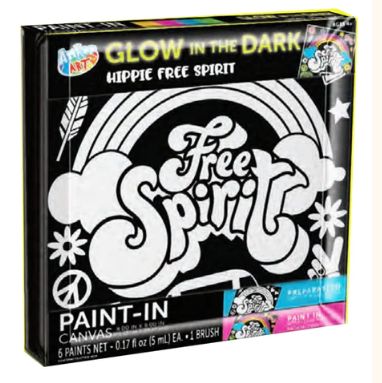 Glow in The Dark Hippie Free Spirit