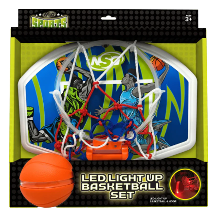 LED Light Up Basketball Set