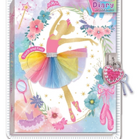 Ballerina Diary with Lock & Keys