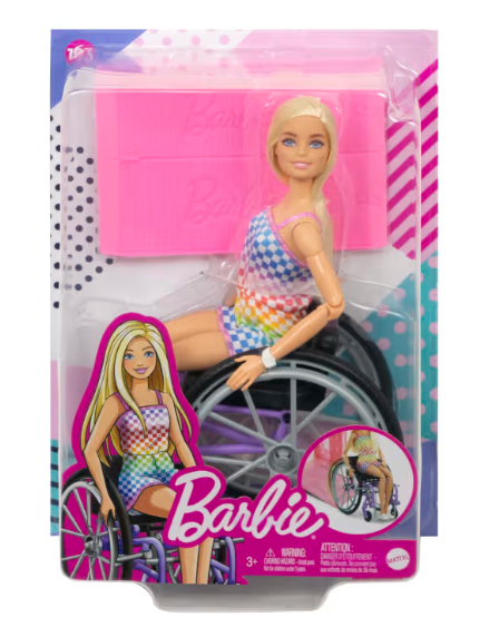 Barbie Fashionistas Doll #194 With Wheelchair & Ramp