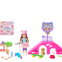 Barbie Chelsea Doll And Accessories, Skatepark Playset