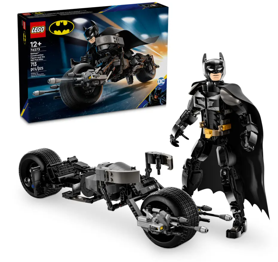 Batman™ Construction Figure and the Bat-Pod Bike