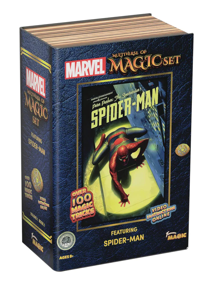 MARVEL MAGIC COMIC BOOK SET SPIDER-MAN