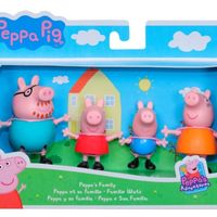 Peppa Pig Adventures Family Figure 4 Pack