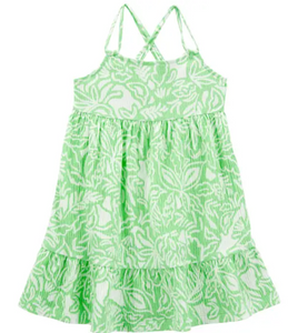 Toddler Girl's Floral Gauze Dress