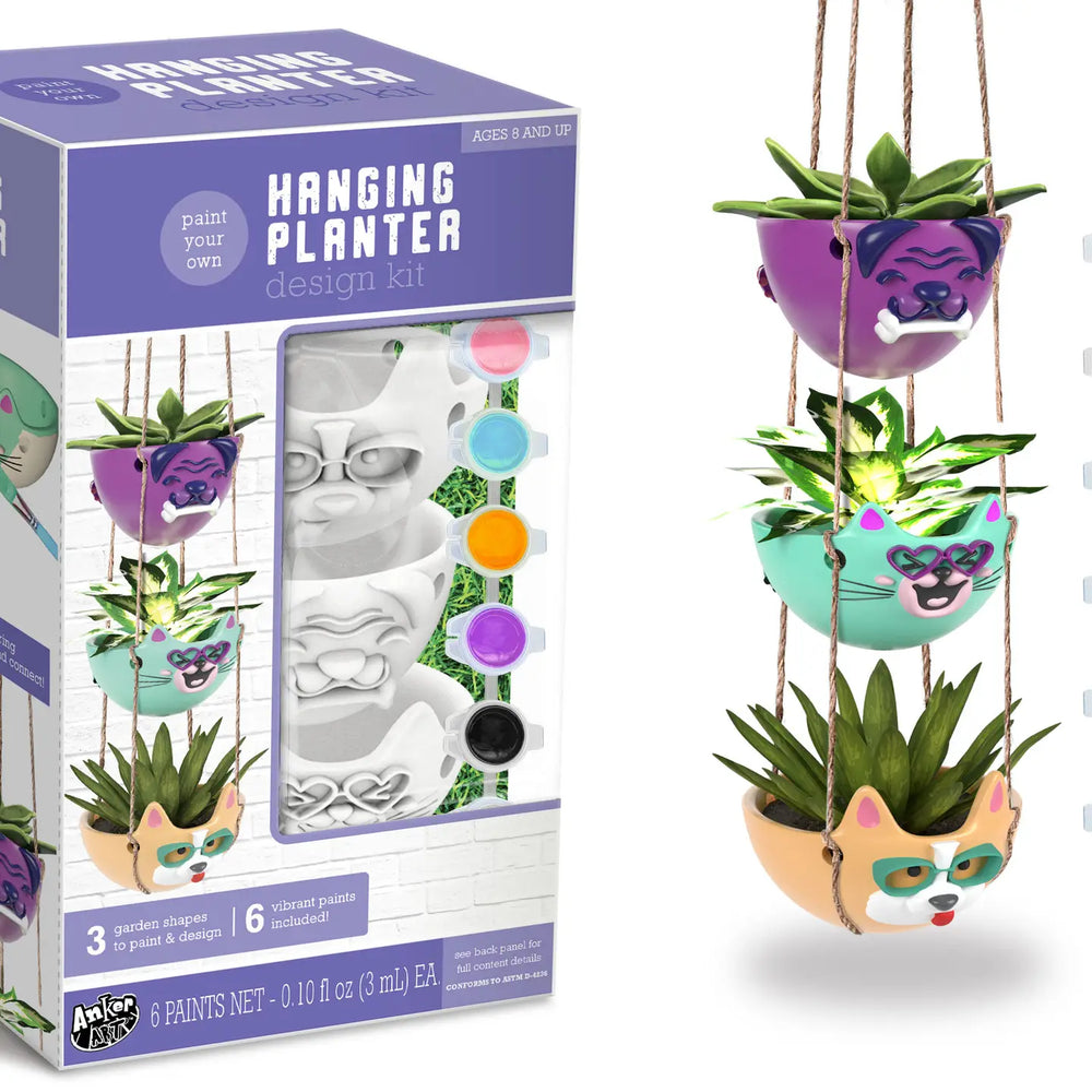 Paint Your Own Cute Animals Planter Design Kit