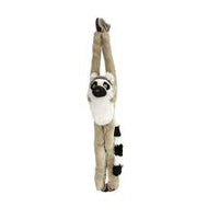 Wild Republic Ring Tailed Lemur Plush, Monkey Stuffed Animal, Plush Toy, Gifts For Kids, Hanging 20