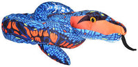 Blue And Orange Snake Stuffed Animal - 54"