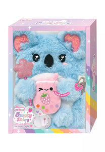 Fuzzy Diary Koala Diary Book With Lock Se