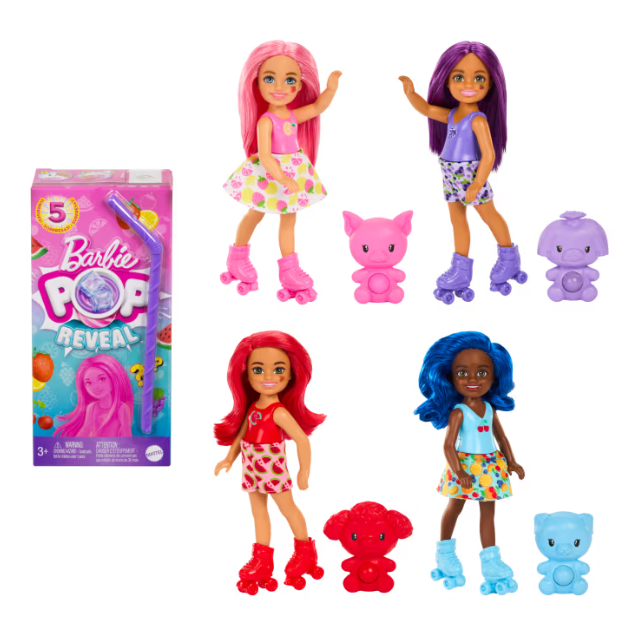 Barbie Pop Reveal Fruit Series Chelsea Doll With 5 Surprises