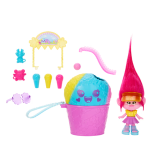 Dreamworks Trolls Fun Fair Surprise Fairfest Queen Poppy Small Doll & 10 Accessories