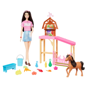 Barbie Mysteries: The Great Horse Chase Stable Playset With Fashion Doll