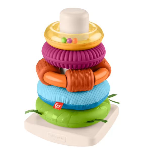 Fisher-Price Sensory Rock-A-Stack Roly-Poly Stacking Toy