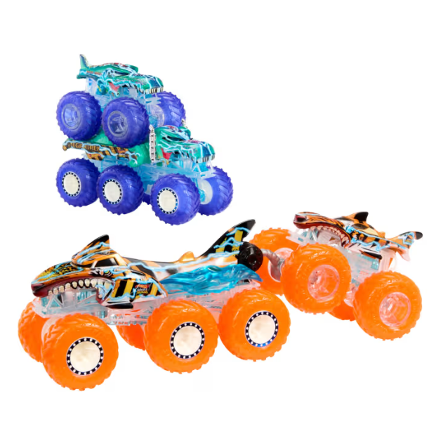 Hot Wheels Monster Trucks Power Smashers Toy Truck & Big Rig Multipack