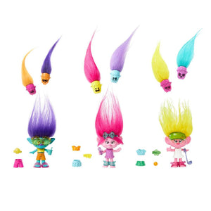 Dreamworks Trolls Band Together Hair Pops Small Dolls