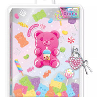 Hot Focus Gummy Bear Diary with Lock & Key