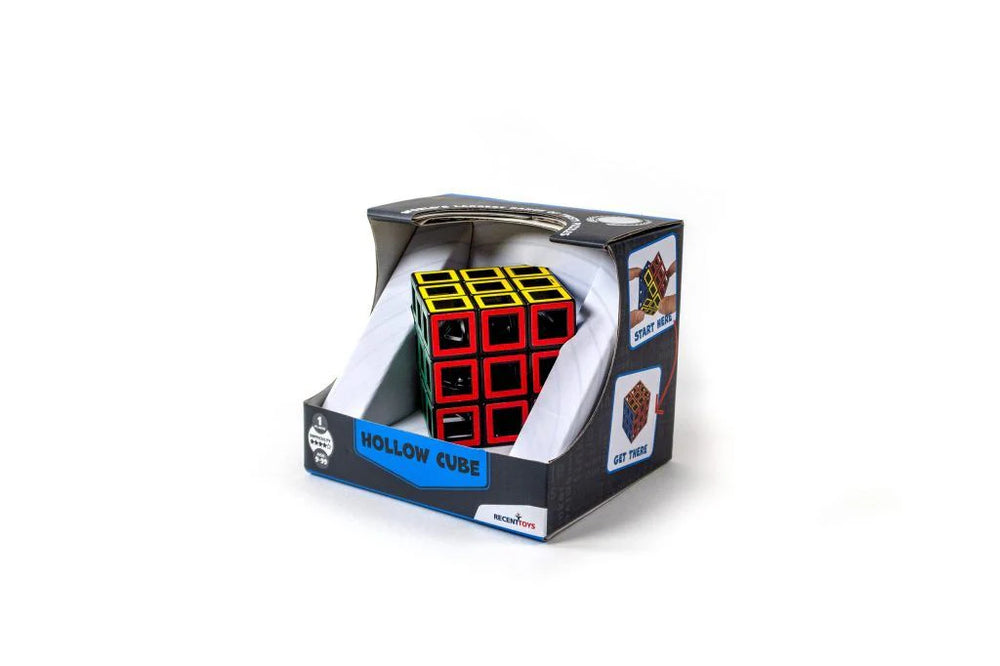 Meffert's Hollow Two by Two - The Original Transparent 2 x 2 Cube Brainteaser Puzzle - Travel Friendly Fun for Ages 9-Adult