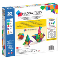 Magna-Tiles® Clear Colors 32-Piece Set