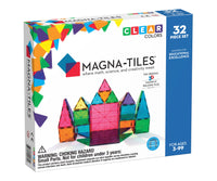 Magna-Tiles® Clear Colors 32-Piece Set
