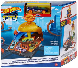 Hot Wheels® City Downtown Burger Drive - Thru