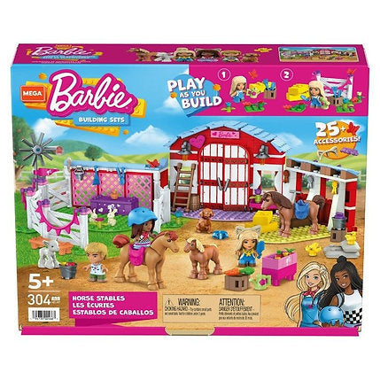 MEGA Barbie Horse Stables The Brain Train TT