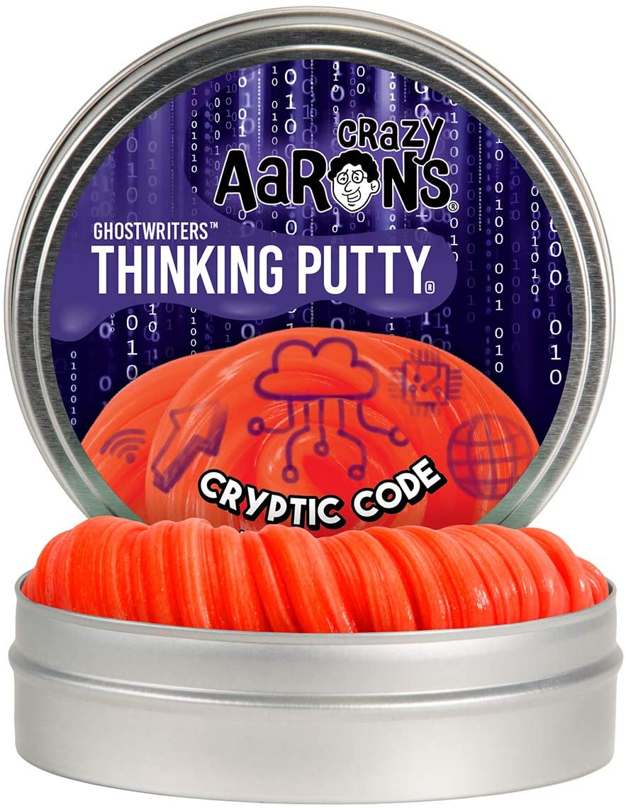 Crazy Aaron s Thinking Putty Cryptic Code The Brain Train TT