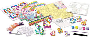 4M My Magical Unicorns DIY Magnets, Sand Art, Suncatcher Craft Kit