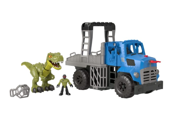 Imaginext Jurassic World Dominion Break Out Dinosaur Hauler Vehicle Set