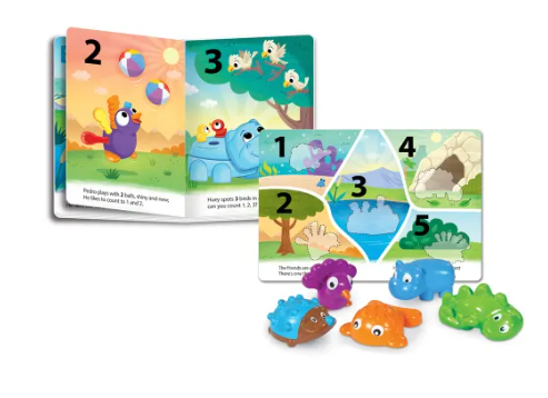 Spike and Friends Colors & Counting Book Set