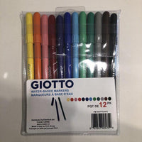 Giotto Water Based Markers 12pk