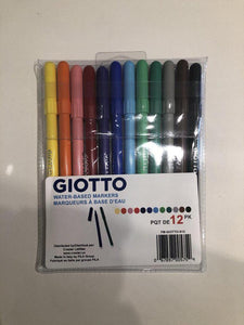 Giotto Water Based Markers 12pk