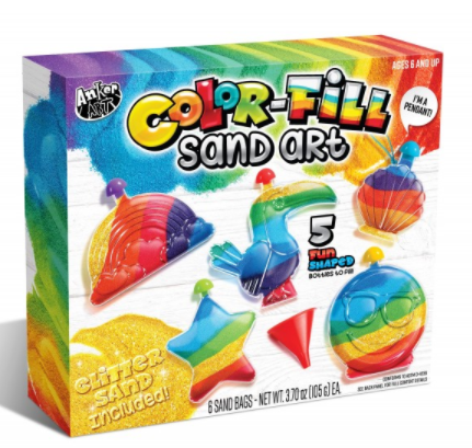 Anker Art Play Ultimate Color Fill Sand Art Kit, Children Unisex, Ages 6+ 